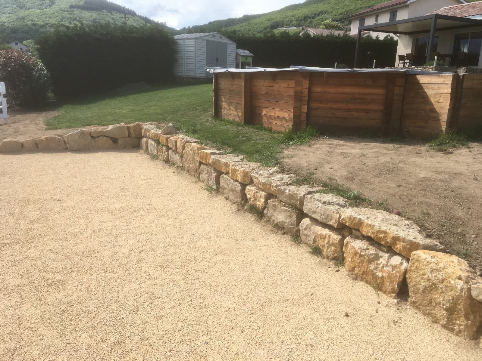 Enrochement / Dallage 2